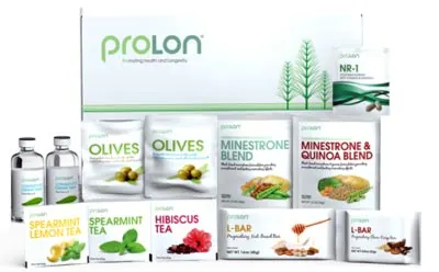 Image of Prolon Fast Mimicking Diet food, vitamins and minerals.