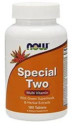 Image of bottle of Now Special Two multivitamin.