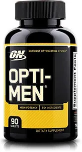 Image of Optimum Nutrition bottle of Opti-Men.