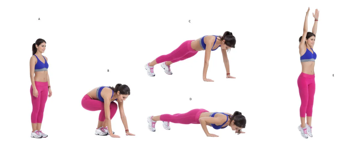 instructions for a burpee