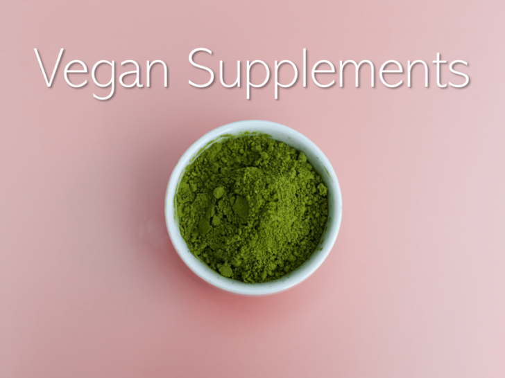 A bowl of vegan supplements you'd read about on a blog about healthy food and supplements