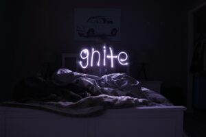 Neon Sign That Says Gnite