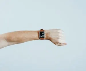 Guy's Arm Showing Apple Watch