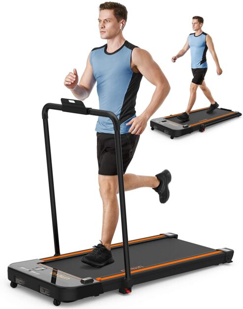 UREVO 2 in 1 Under Desk Treadmill