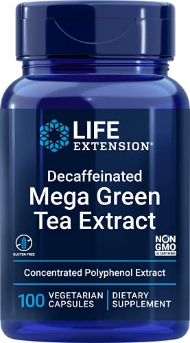 Life Extension Decaffeinated Mega Green Tea Extract 