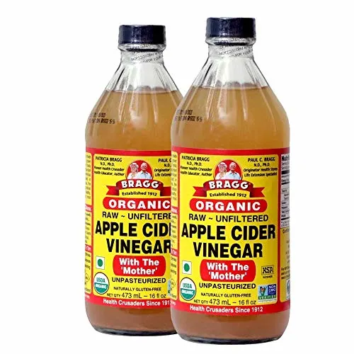 Bragg Organic Apple Cider Vinegar With the Mother– USDA Certified Organic 